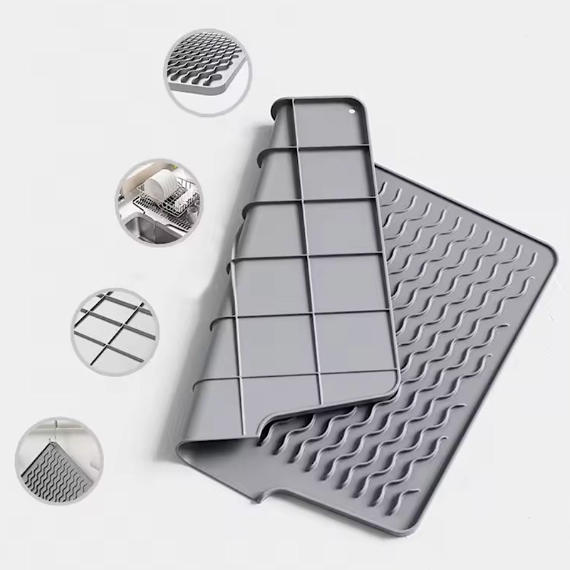 پد آبچکان ضدلغزش کنار سینک مدل سیلیکونی