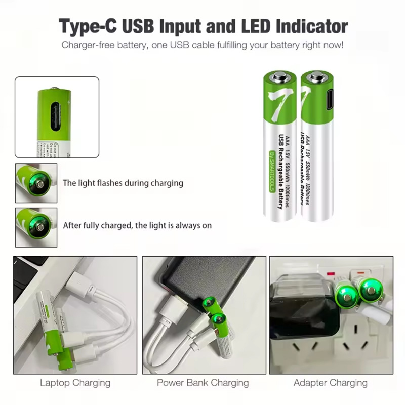 باتری نیم قلمی قابل شارژ بسته 4 عددی