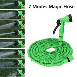 شلنگ جادویی و سر آبپاش 7 حالته Magic Hose سایز 3-9 متری